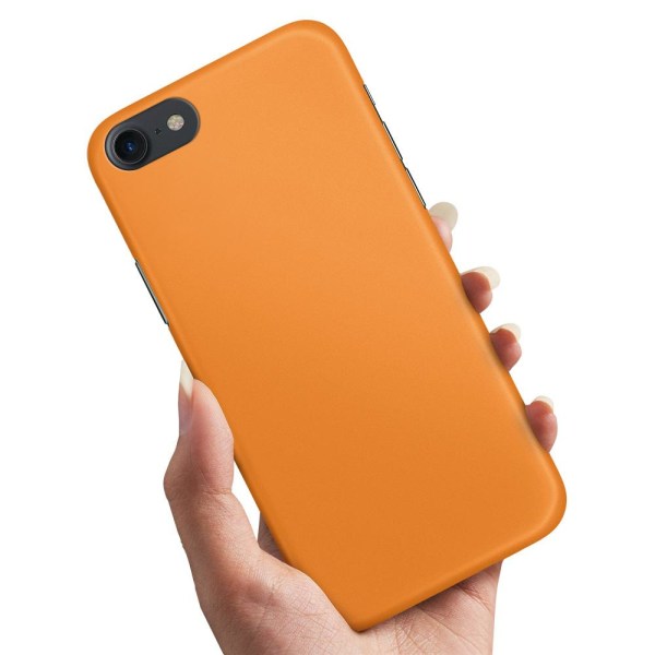 No name Iphone 7/8/se - Cover / Mobilcover Orange