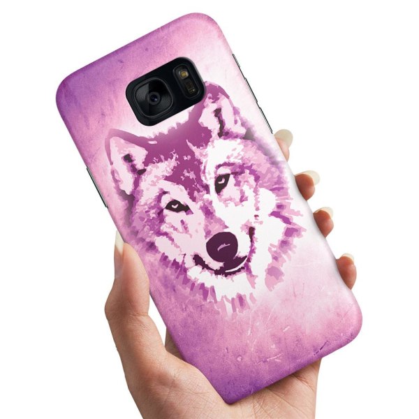 No name Samsung Galaxy S7 - Cover / Mobilcover Wolf