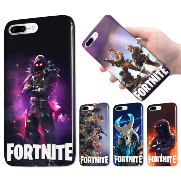 No name Iphone 7/8 Plus - Fortnite Cover / Mobilcover 36 Forskellige Motiver 17