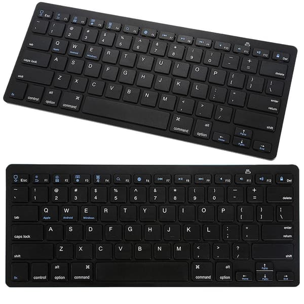 Trådlöst bluetooth-tangentbord för pc ipad mac liten slimmad lågprofil