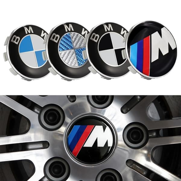 BMW Centrumkåpor / Hjulnav Bil Emblem - 4-Pack