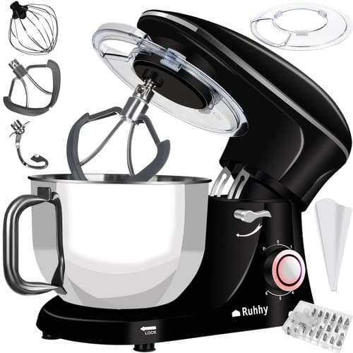 Matprosessor med 6,2L bolle og 6 hastigheter - Mixer 2200 W