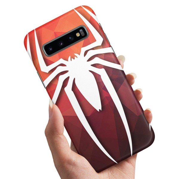 No name Samsung Galaxy S10e - Cover / Mobilcover Spider-man Symbol