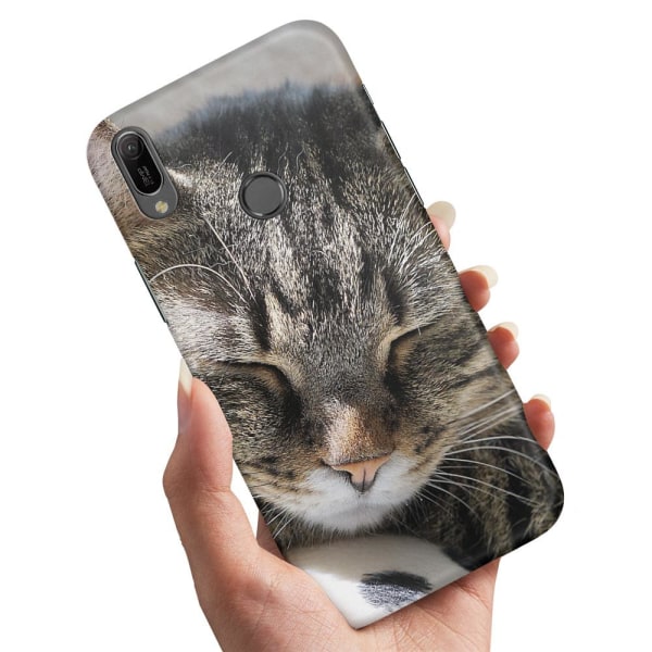 No name Huawei P20 Lite - Cover / Mobilcover Sleeping Cat