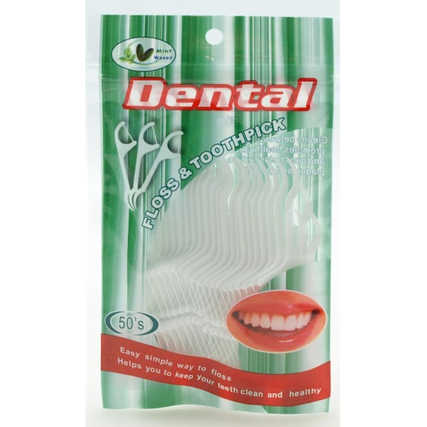 200-pack - Tandtråd Tandtrådsbygel / Tandpetare / Plackers