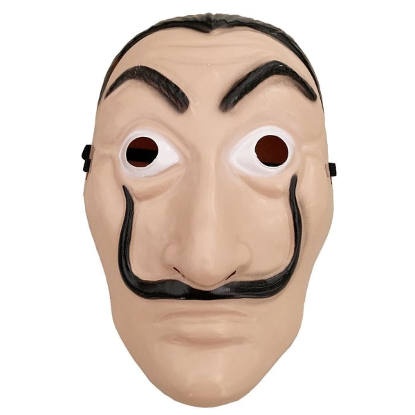 No name Money Heist Mask - Salvador Dali La Papa De Papel Beige