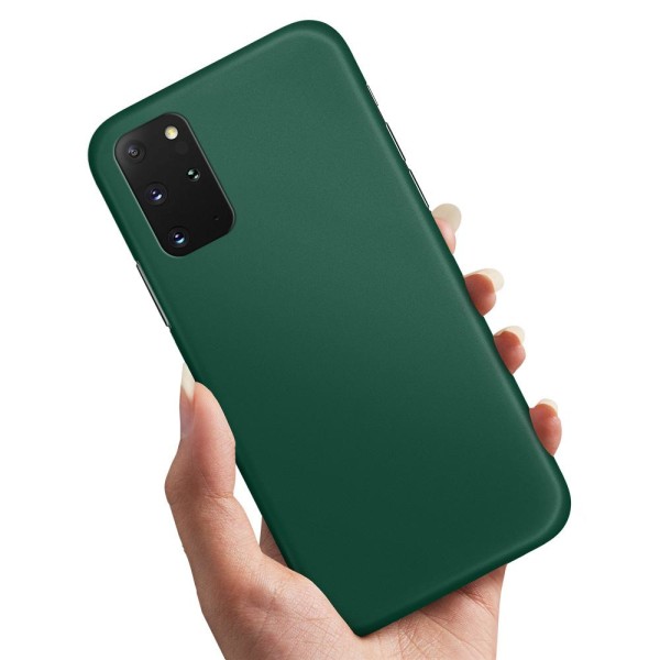 No name Samsung Galaxy A71 - Cover / Mobilcover Mørkegrøn Dark Green