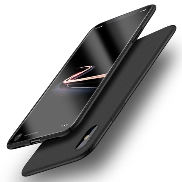 Iphone X/xs - Skydd Skal / Mobilskal Matt Svart Black