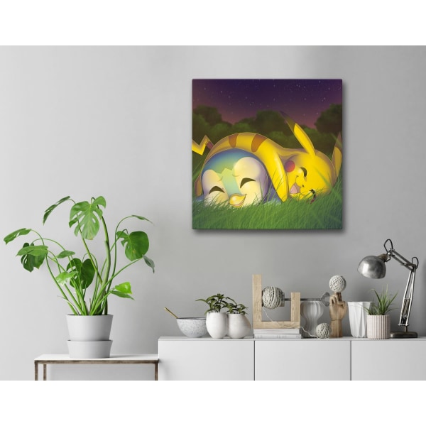 Tavla / Canvastavla - Pokemon Canvas 15x15 Cm