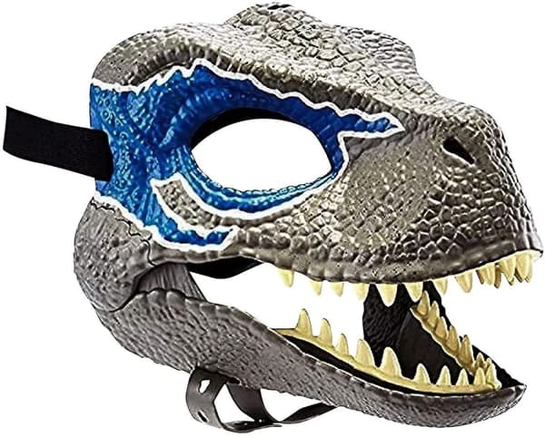 Sininen Dinosauruksen Naamio Jurassic World Raptor Dinosauruksen Tarvikkeet Dino Cosplay Rekvisiitta Festivaali Karnevaali Lahjat W