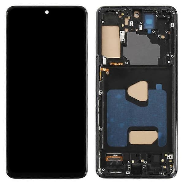 Kompatibel med Samsung Galaxy S21+ 5G G996 Grade C LCD-skærm og digitizer-samling + rammedel (TFT) (uden logo)