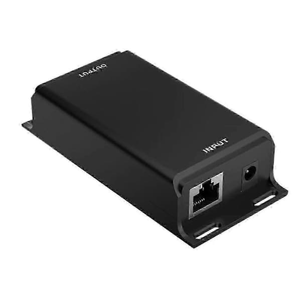12V till 24V PoE-injektor kompatibel med solenergisystem med Gigabit-stöd och passiv PoE-utgång