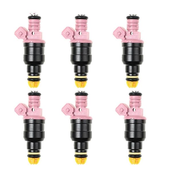 6 stk. drivstoffinjektorer for -BMW E36 328I E38 728I 728IL E39 528I Z3 2.8