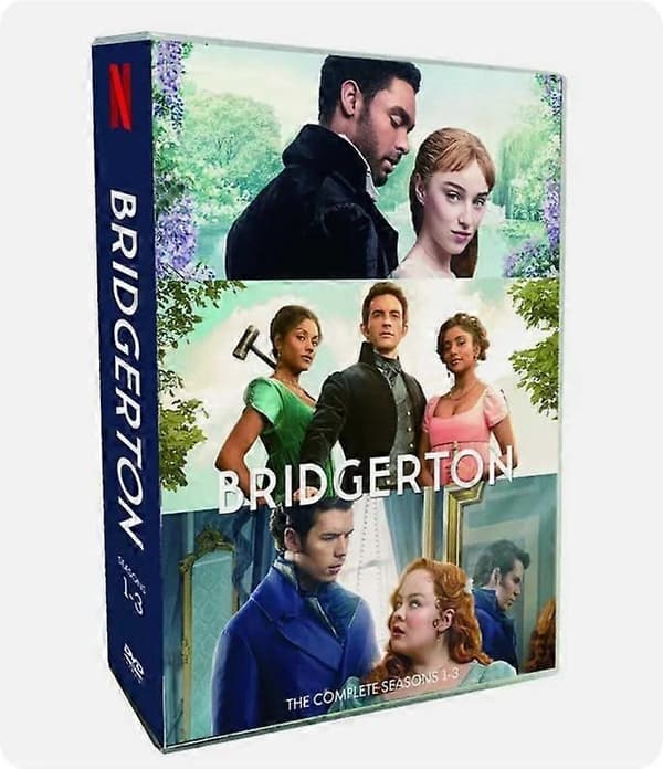 Bridgerton Sesong 1-3 DVD TV-serie 9-Disker Nytt Boksesett engelsk versjon