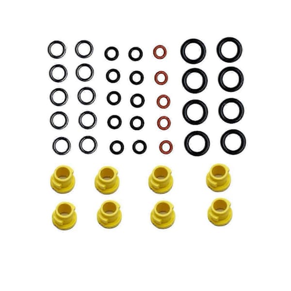 41 stk. O-ringsæt til Karcher K2 K4 K5 K6 K7 lanse, slange, dyse, reserve O-ring tætning 2.640-729.0 gummipakning højtryksrenser