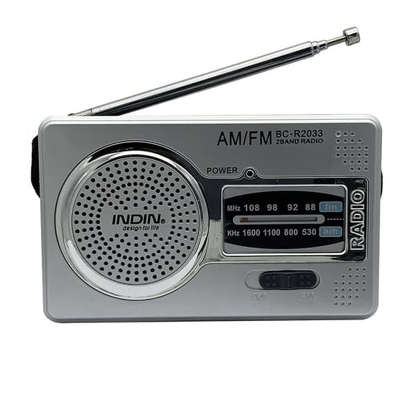 AM FM Radio Batteridrevet Vanntett Plastmaterial Bærbar Radiomottaker for Utendørsunderholdning (BC-R2033)