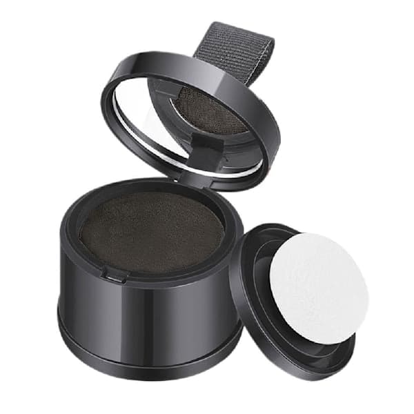 Hårfylningsskyggepudder Vanntett Panne Dekkende Concealer Pudder Skallet Hår Hvit F1K6 lys kaffefarge 4.5g