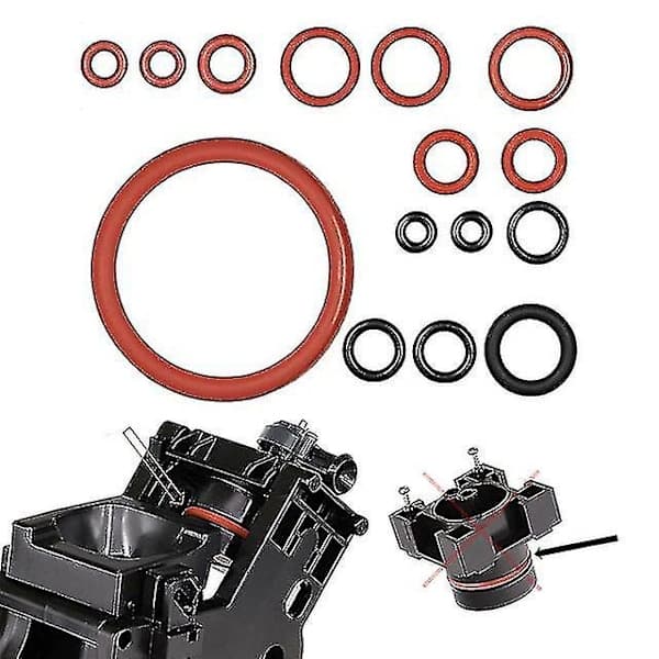 15 stk. silikon O-ringer tetning for Saeco Gaggia automatisk kaffemaskin tetningsring kaffemaskin dysekoblingstetning