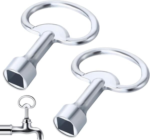 neliöavaimet hylsyavain yleismallinen, metallinen kolmio vesihana-avain 8 mm