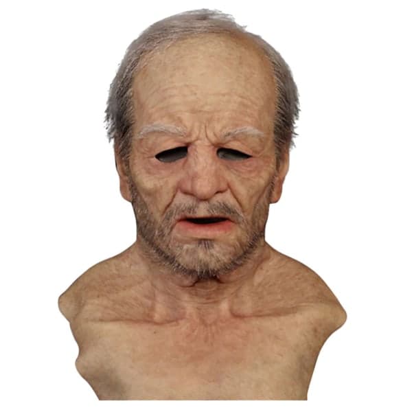 Halloween Gammel Mand Latex Maske Cosplay Party Helmaske Hovedbeklædning SQBB_max-FQ-