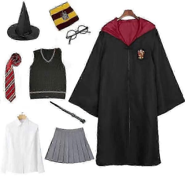 [RM]Hermione Granger Gryffindor Uniform Barn Voksen Harry Potter Lignende Cosplay Sceneopptreden Kostyme Hogg Oates College Halloween Kostyme M