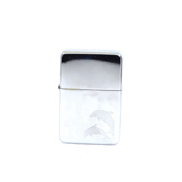 Gentelo Benzin / Oil Lighter - Frihed Silver