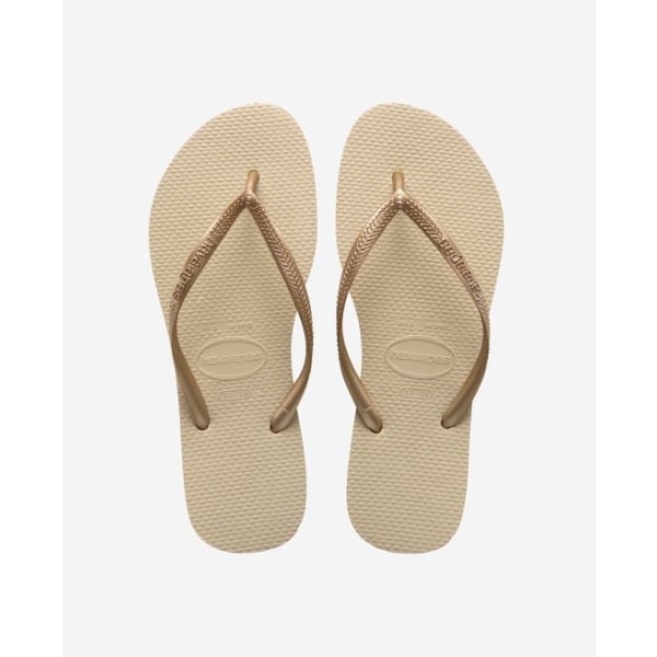 Havaianas Hawaiian Flip Flops Slim Sand / Guld 37/38