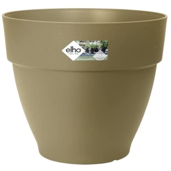 ELHO Vibia Round Flower Pot - Plast Tank Ø47 Grönt