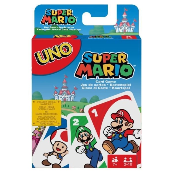 MATTEL GAMES Uno - Super Mario Bros Kortspel 7 År