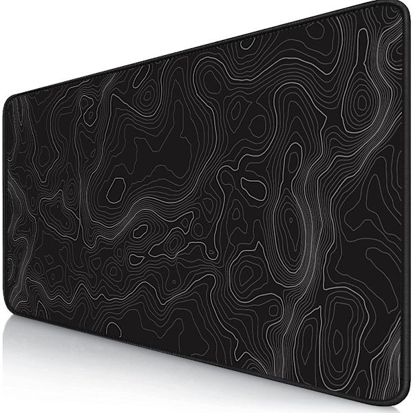 Gaming Musemåtte, 800 X 400 Mm, Kunstnerisk, Med Afrundede Hjørner, Rummelig, Syede Kanter, Vandtæt, Skridsikker, Velegnet Til Pc, Macbook, Laptop, Til