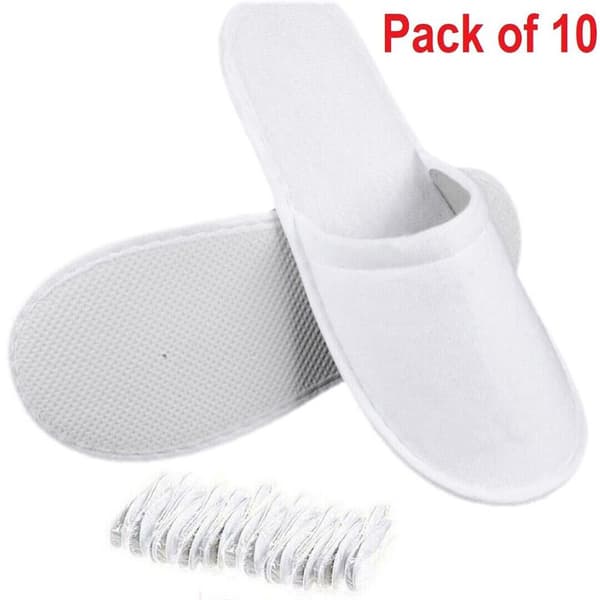 10 par engangs slippers Hotel Slippers Spatøfler