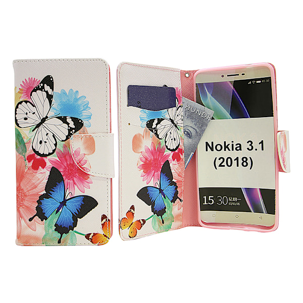 Kop Designwallet Nokia 3 1 18 Fyndiq