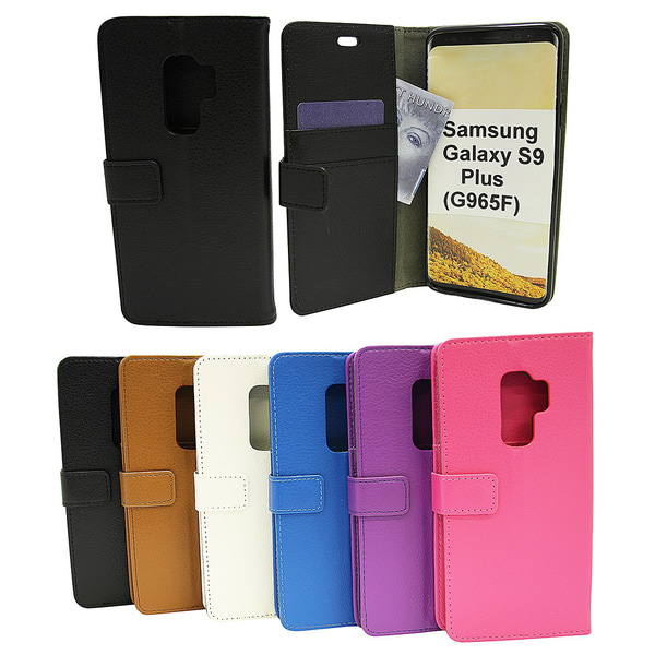 Standcase Wallet Samsung Galaxy S9 Plus (g965f) Brun
