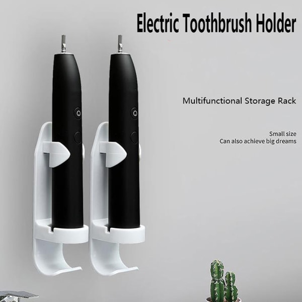 1 Pcs Mutifunction Electric Toothbrush Stand Rack Organizer Wall Onesize