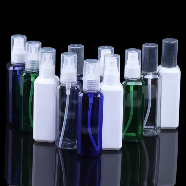100ml Empty Plastic Lotion Shampoo Spray Pump Bottle Cylindrical C