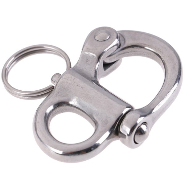 316 Stainless Steel Rigging Sailing Fixed Bail Snap Shackle Yacht Outdoor LiYJJQ 
