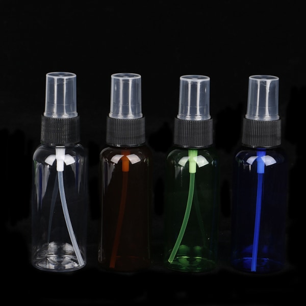 3pc 50ml Plastic Empty Spray Bottle Travel Makeup Perfume Contai C