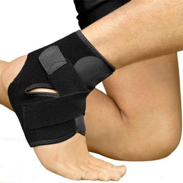 Ankle Support Gym Sports Protect Wrap Foot Bandage Elastic Black