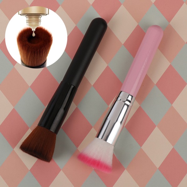 Makeup Up Brush Liquid Powde Foundation Concave Face Blush Cosme Brown