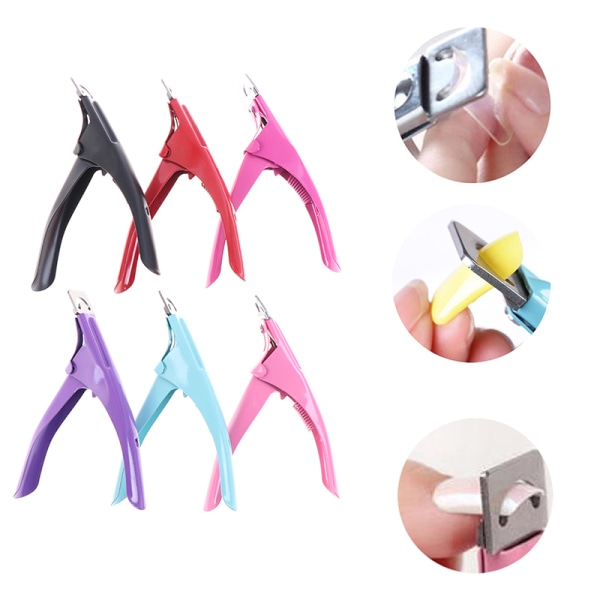 Manicure Tips Cutter Nail Scissors Acrylic False Clipper Na 7