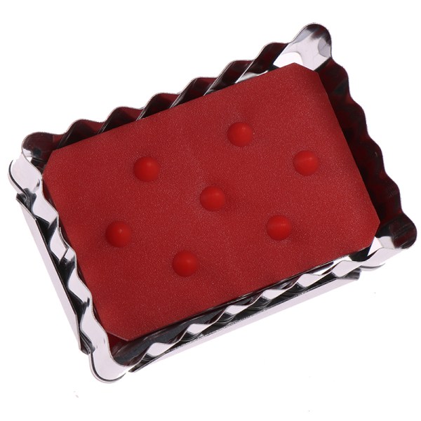 New Arrival Diy Square Biscuit Cookie Cutters Stainless Steel Ho