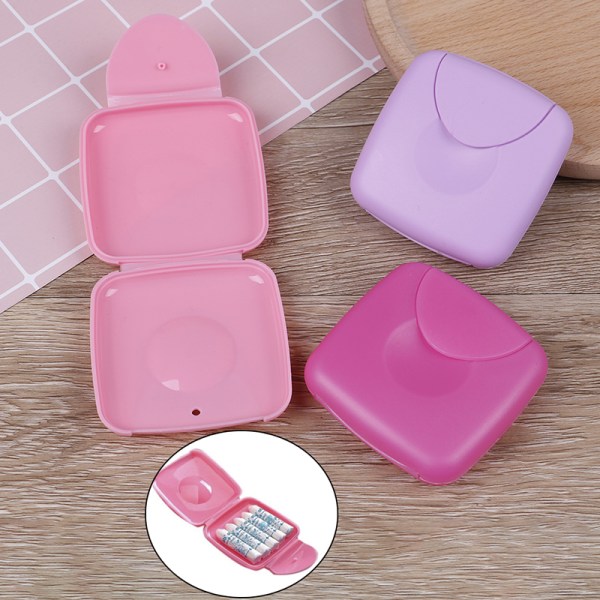 Travel Outdoor Portable Sanitary Napkin Tampons Storage Box Hold One Size