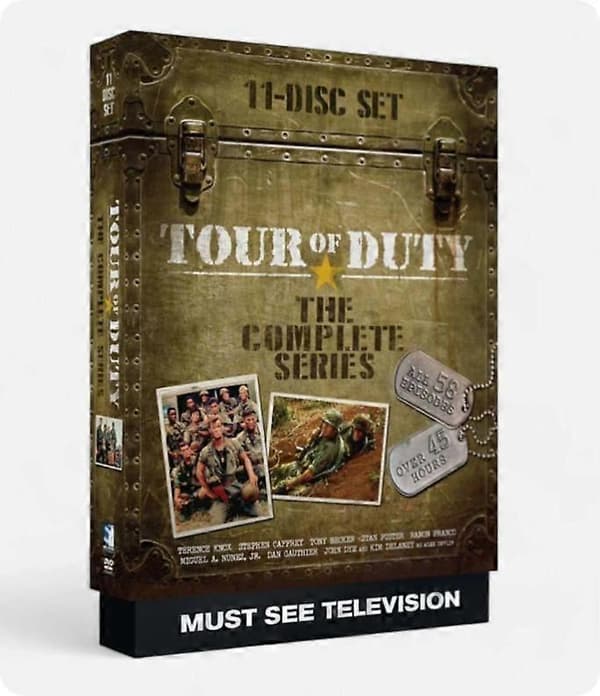 TOUR OF DUTY den komplette serie sæson 1-3 - (DVD 11-Disc Box Set) engelsk version