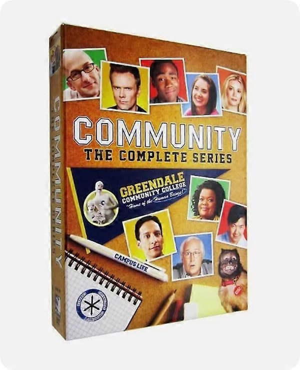 Community: Koko sarja kaudet 1-6 DVD Uusi sinetöity 12-levyn englanninkielinen versio