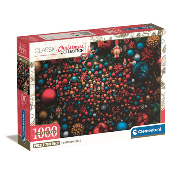 Clementoni 1000 St Impossible Christmas Vibes Compact
