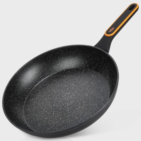 Granit stegepande med slip-let-belægning, 32 cm – tåler opvaskemaskine