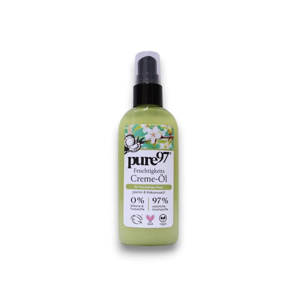Pure97, Jasmin & Kokosnuss, Hair Cream Treatment, For Heat Protectant, 100 ml