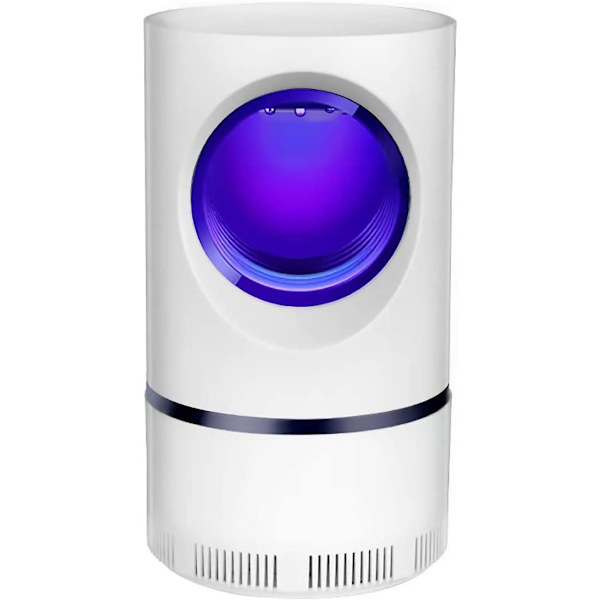 (Vit) Ny svart teknik LED mygglampa inomhus insektsfälla USB elektrisk myggdödare