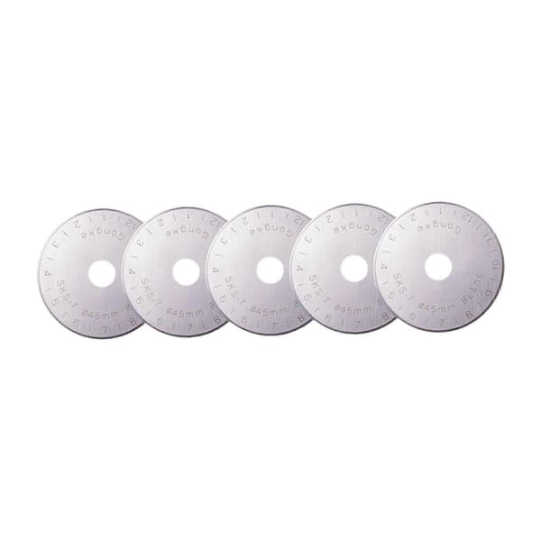 45mm roterende kutterblad, bærbart håndverktøy for scrapbooking, quilting og søm