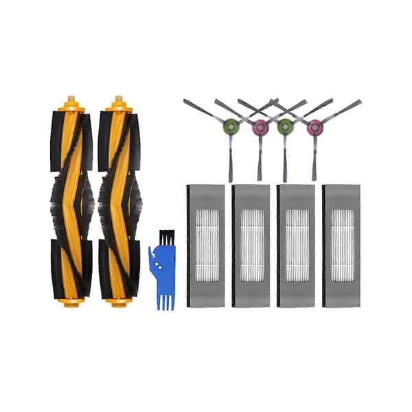 Til DEEBOOT OZMO T8+ / T8 / T8 Max DEBOT N8+ / N8 Plus / N8 Pro Reservedele Hoved Sidebørste